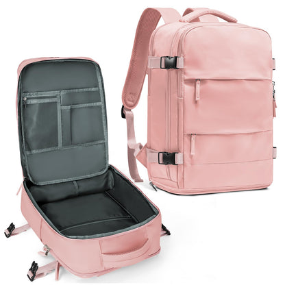 Large Travel Backpack For Women Men (Pink / 25 liters)