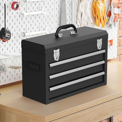 3 Drawer Metal Tool Box