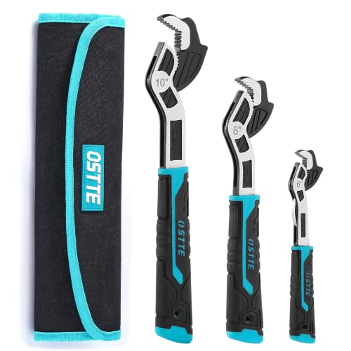 Self Adjusting Pipe Wrench Set