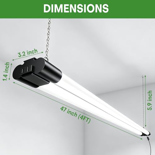 4FT Linkable LED Shop Light for Garage
