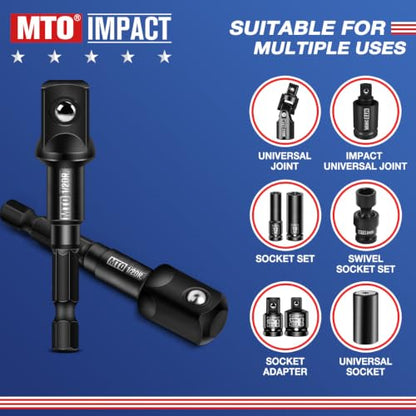 Impact Socket Adapter Set 10PCS