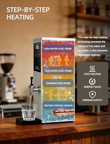 Commercial Water Boiler Hot Water Machine Hot Water urn Stainless Steel Step
