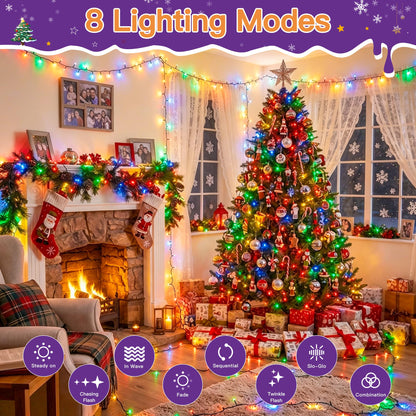500 LED Christmas Lights Outdoor (Multicolor / 500 LED)
