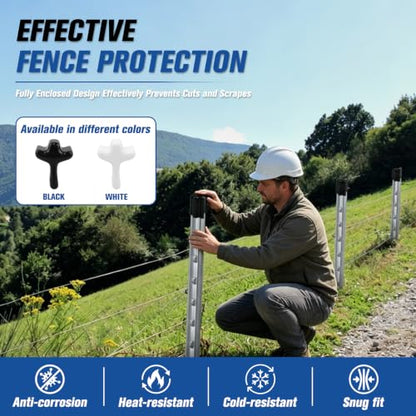 Safe T Shaped Post Caps