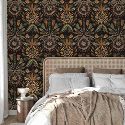 Boho Botanical Peel and Stick Wallpaper