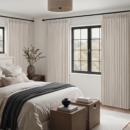 108 Inch Extra Long Blackout Curtains Greyish Brown for Nursery (Greyishbrown / 50"W x 108"L (Pack of 2))
