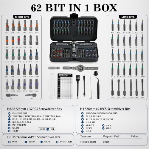 Precision Ratchet Screwdriver Set
