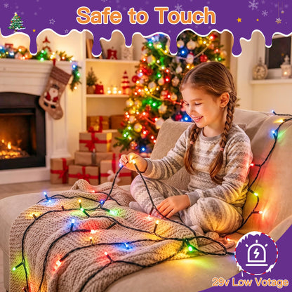 500 LED Christmas Lights Outdoor (Multicolor / 500 LED)