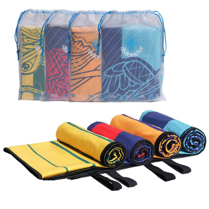 Microfiber Beach Towel Quick Dry (01sea turtle / 78.00" x 35.00")