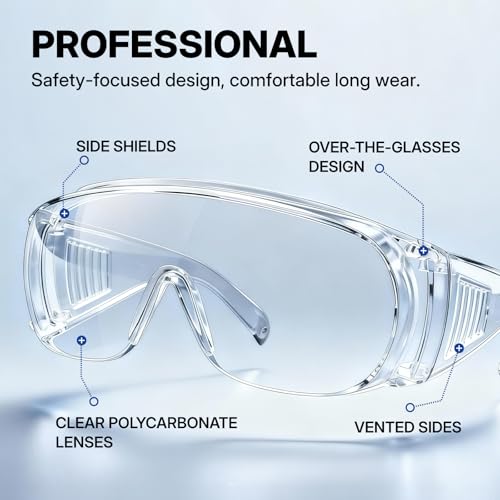 Safety Glasses Over Eyeglasses ANSI Z87.1