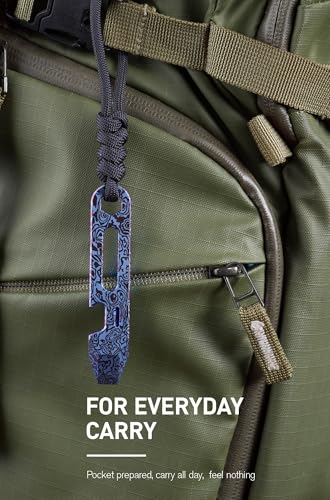 Titanium EDC Pry Bar with Bottle Opener