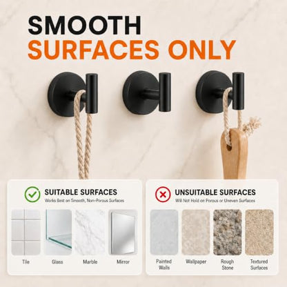 2026 Upgraded Suction Cup Hooks 4 Pack