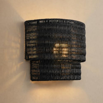 Farmhouse Rattan Lighting