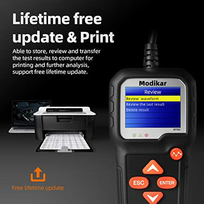 BT705 Car Battery Tester 6V 12V Load Tester