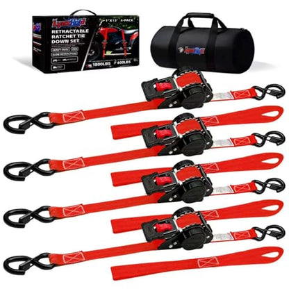 Retractable Ratchet Straps