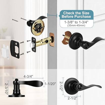 Privacy Door Levers Interior Door Handles