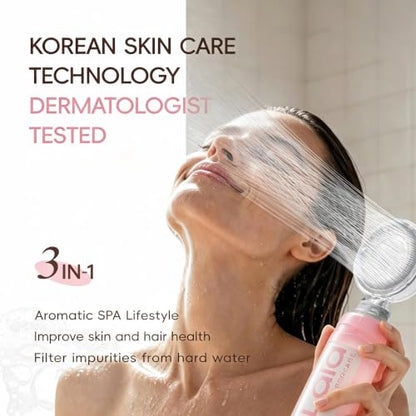 High Pressure Aromatherapy Filtered Shower Head with Handheld