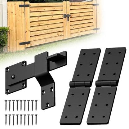 Fence Gate Hinge and Latch Set