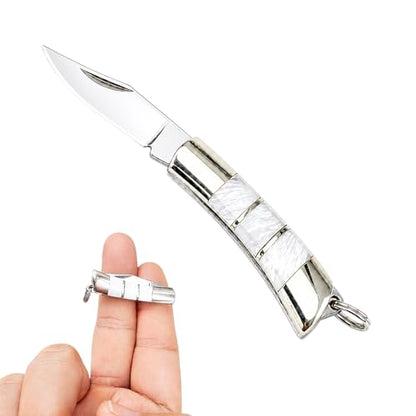 Miniature Gadgets Abalone Pocket Knife