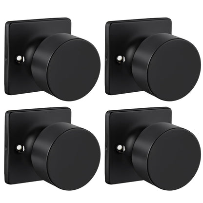 Black Dummy Door Knobs (Black)