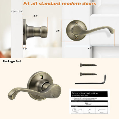 2026 New Dummy Door Handle Antique Bronze (Antique Bronze)