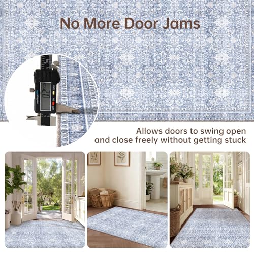 2x3 Area Rugs (Light Blue / 2' x 3' (Rectangular))