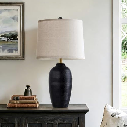 25" Vintage Ceramic Table Lamp