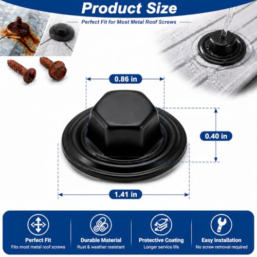 Metal Roof Screw Caps