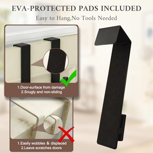 Heavy Duty Stainless Steel Over The Door Hooks