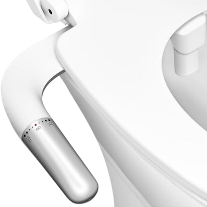 Left Hand Bidet Attachment for Toilet