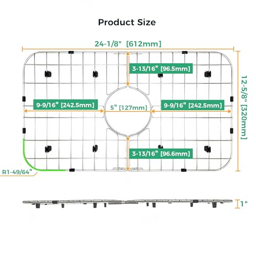 Stainless Steel Detachable Kitchen Sink Protector Grid