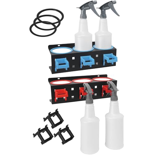 Spray Bottle Holder Rack Spray Can Organizer Storage Wall Mount