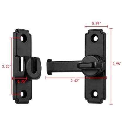 90 180 Degree Barn Door Privacy Latch