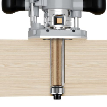 2 Degree Spiral Flush Trim Router Bit Set 1