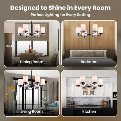 Modern 6 Light Chandelier