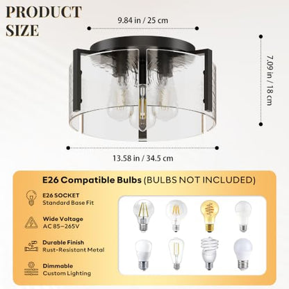Semi Flush Mount Ceiling Light
