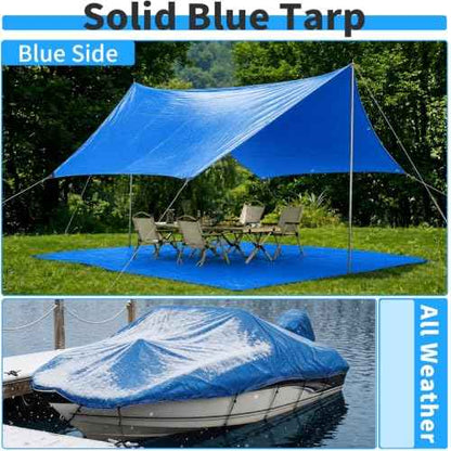 6x41 FT Tarps (Blue / 6' X 41' Customized Size)