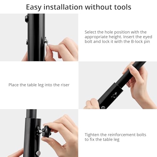 4pcs Folding Table Leg Extenders