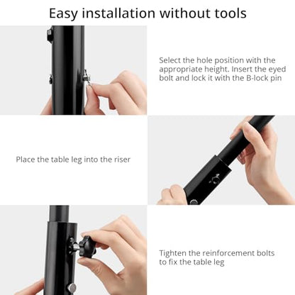 4pcs Folding Table Leg Extenders