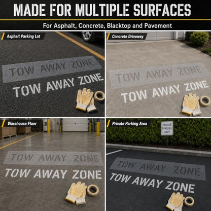 Tow-Away-Stencil