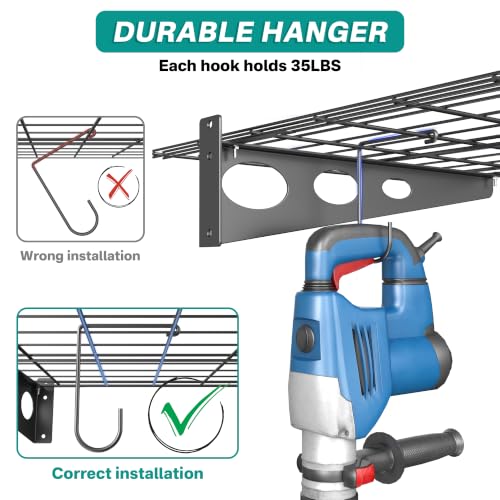 Wall Mounted Garage Wall Shelves