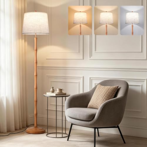 Real Wood Floor Lamps for Living Room