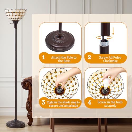 Tiffany Style Floor Lamp