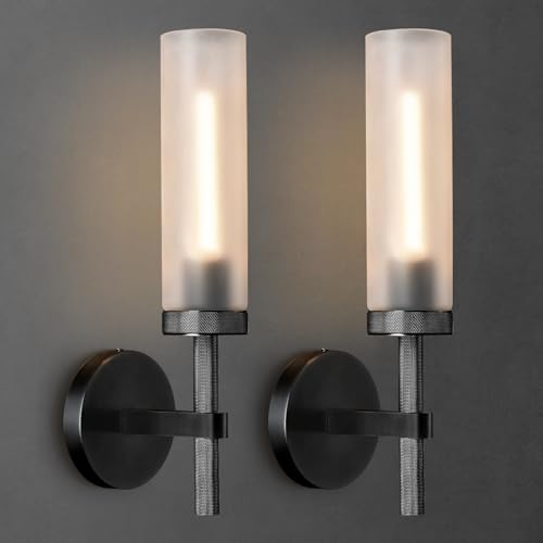Brass Knurled Wall Sconce 18"