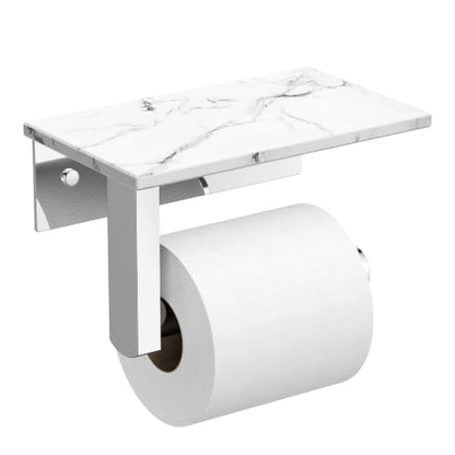 Toilet Paper Holder with Shelf