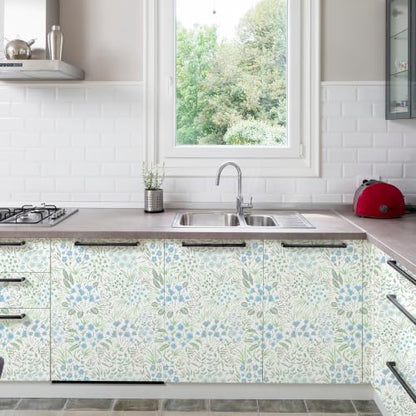 Peel and Stick Wallpaper Floral Wallpaper Vintage Flowers Contact Paper