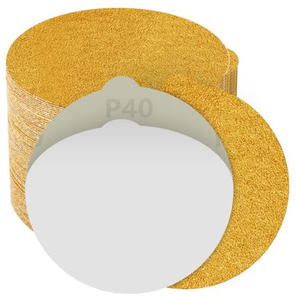 PSA Sanding Discs 6 Inch Adhesive Backed Sandpaper 100 Pack