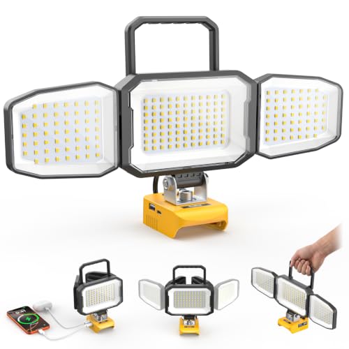 LED Work Light Compatible with DeWalt 20V Battery