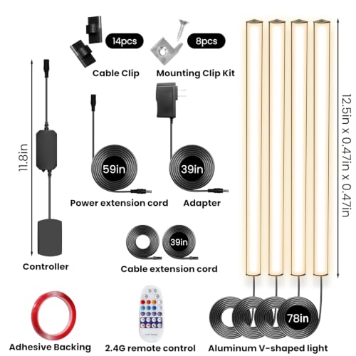 Black Shelf Lights