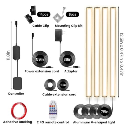 Black Shelf Lights